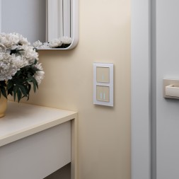 Умный сенсорный выключатель одноклавишный (шампань) Werkel W4510611